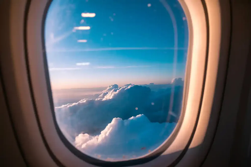 plane window